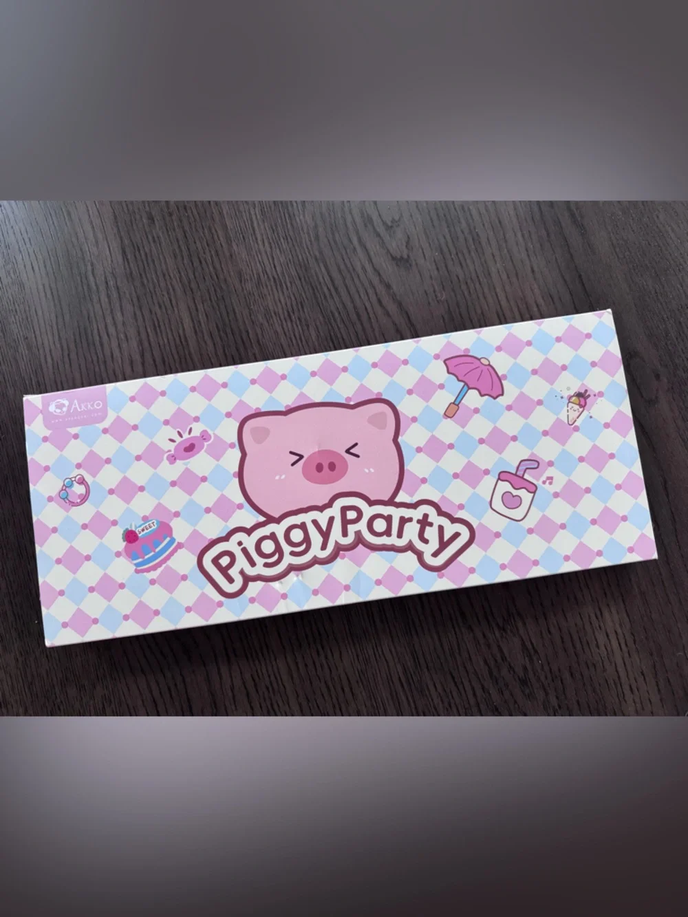 NEW Akko Piggy Party PBT Keycap Set, decorative mechanical keycaps